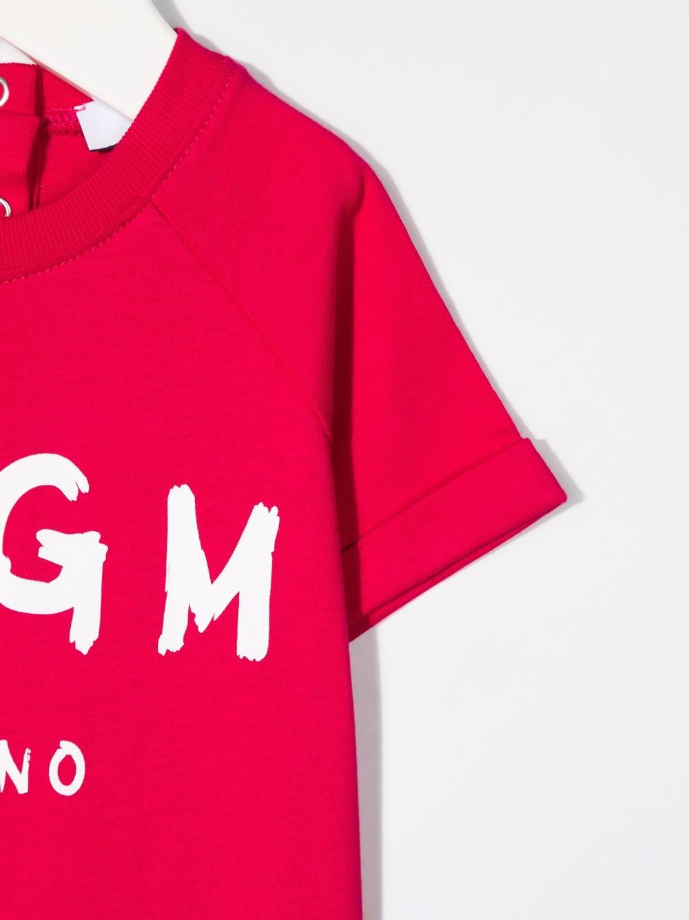 фото Msgm kids футболка с логотипом