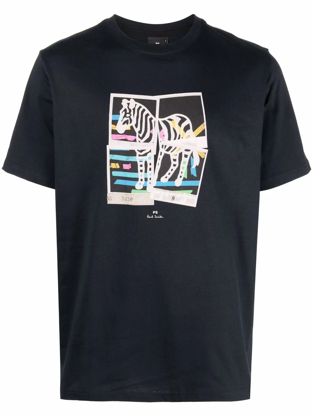 

PS Paul Smith playera Polaroid Zebra - Azul