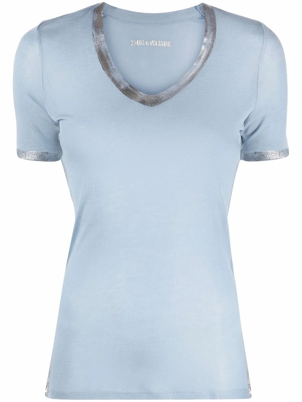 

Zadig&Voltaire metallic-trim T-shirt - Blue