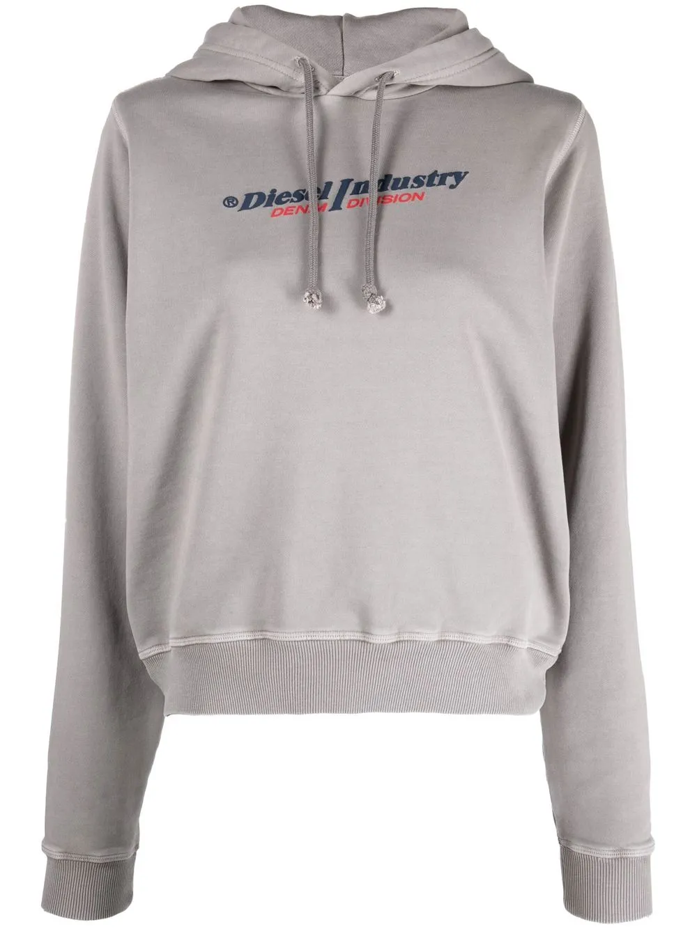 

Diesel hoodie con estampado gráfico - Gris