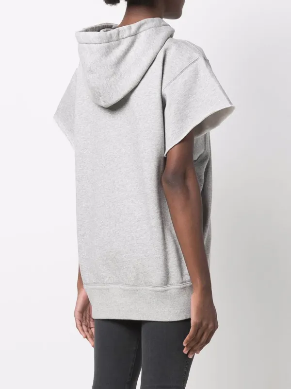 Flocked Logo short-sleeve Hoodie - Farfetch
