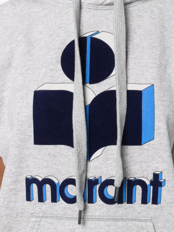 Flocked Logo short-sleeve Hoodie - Farfetch