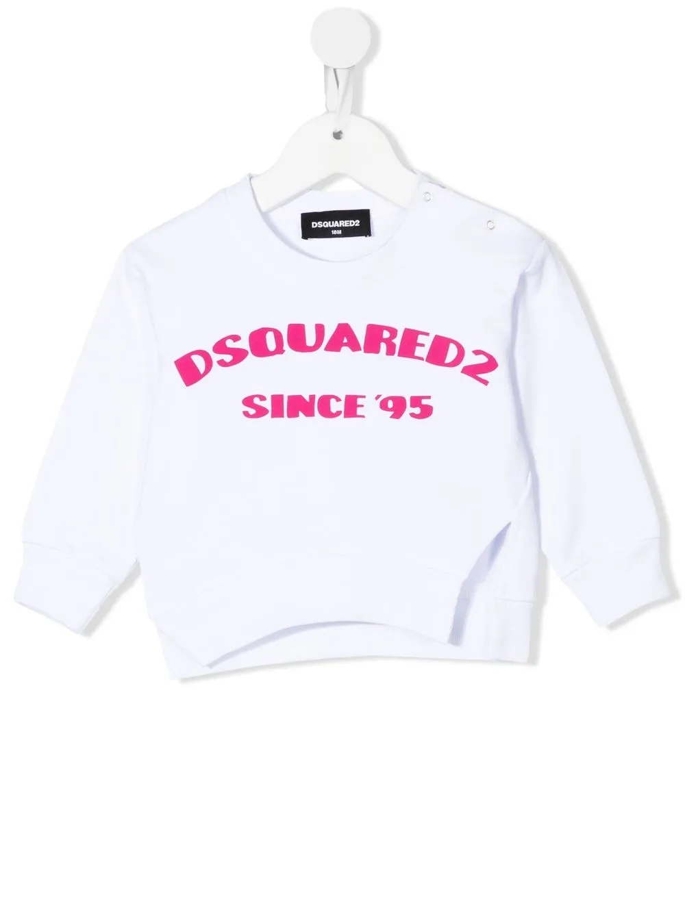 

Dsquared2 Kids sudadera con logo estampado - Blanco