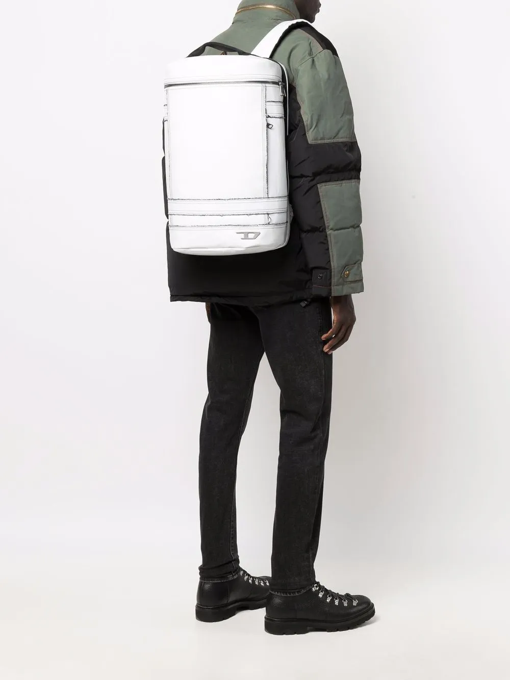 фото Diesel рюкзак с контрастной строчкой