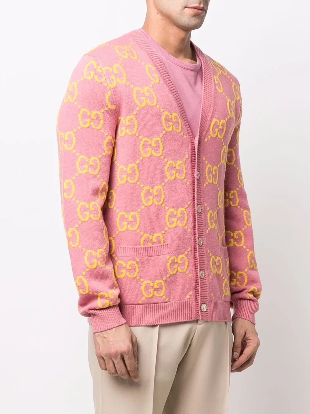 Gucci GG intarsiaknit Cardigan Farfetch