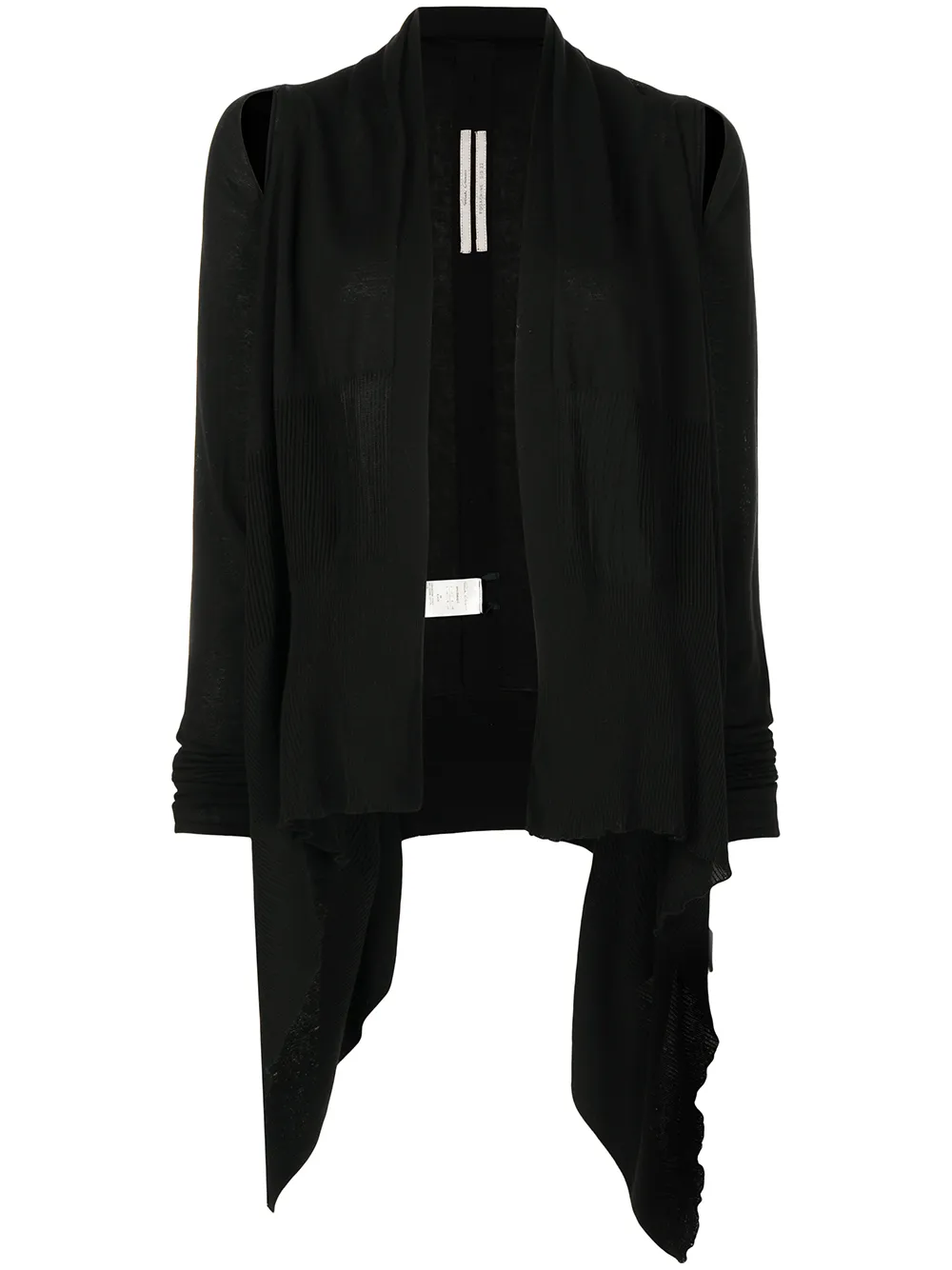 

Rick Owens draped cut-out cardigan - Black