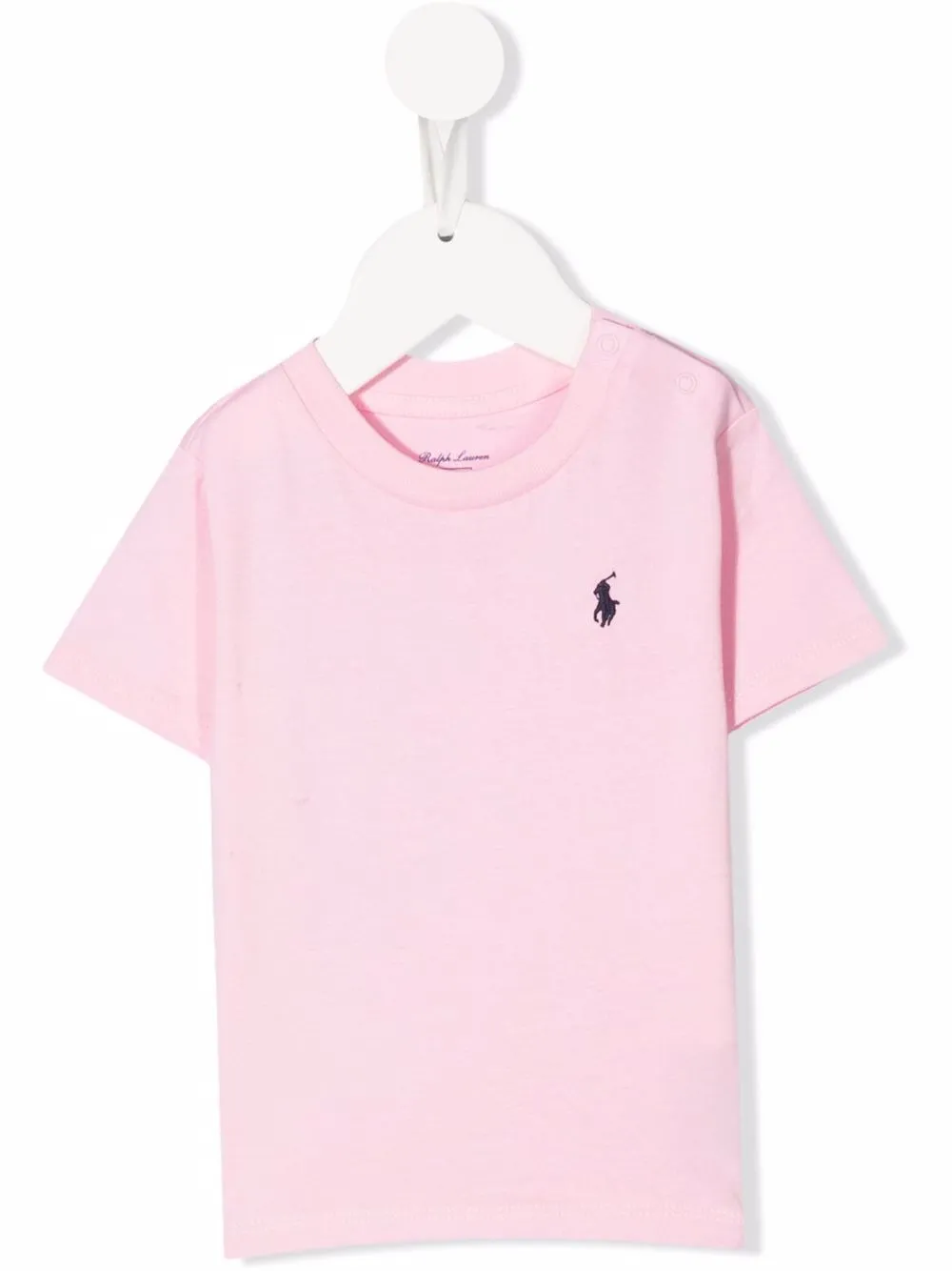 

Ralph Lauren Kids playera con logo bordado - Rosado