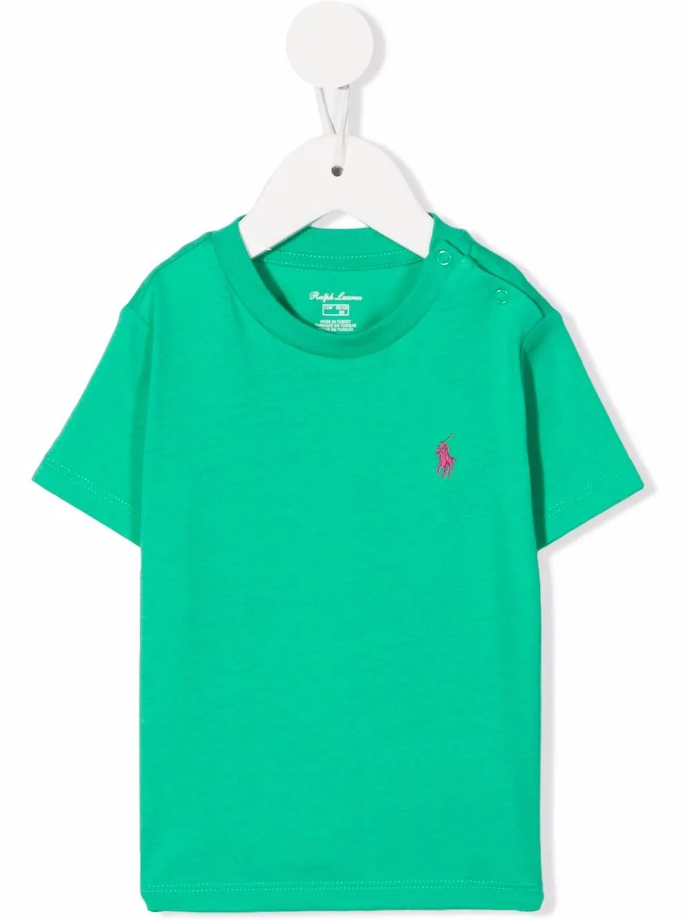 

Ralph Lauren Kids playera con poni bordado - Verde