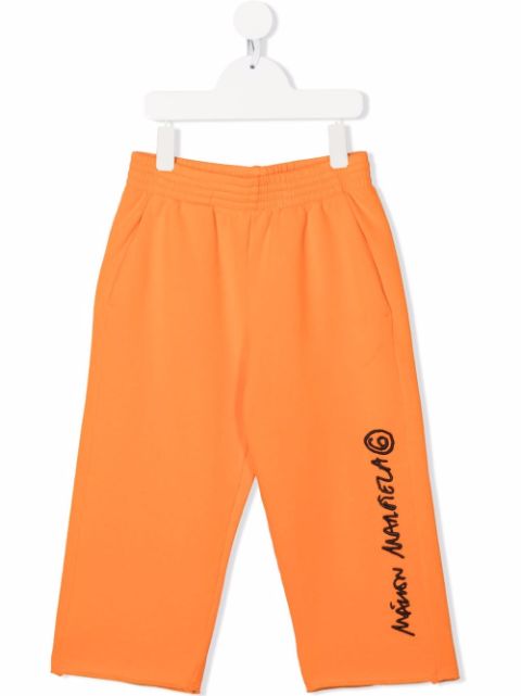 MM6 Maison Margiela Kids logo-print joggers