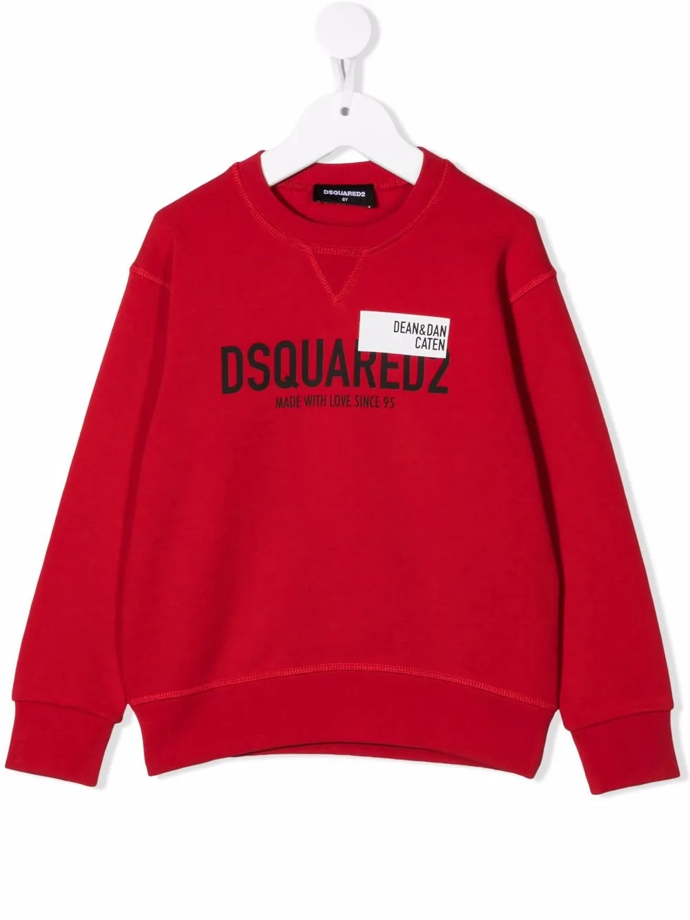 

Dsquared2 Kids logo-print cotton jumper