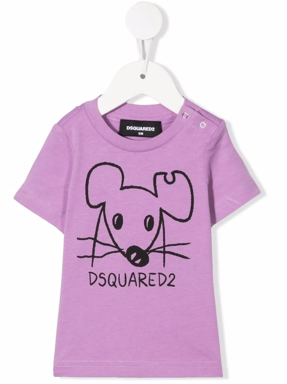 

Dsquared2 Kids playera con ratón estampado - Morado