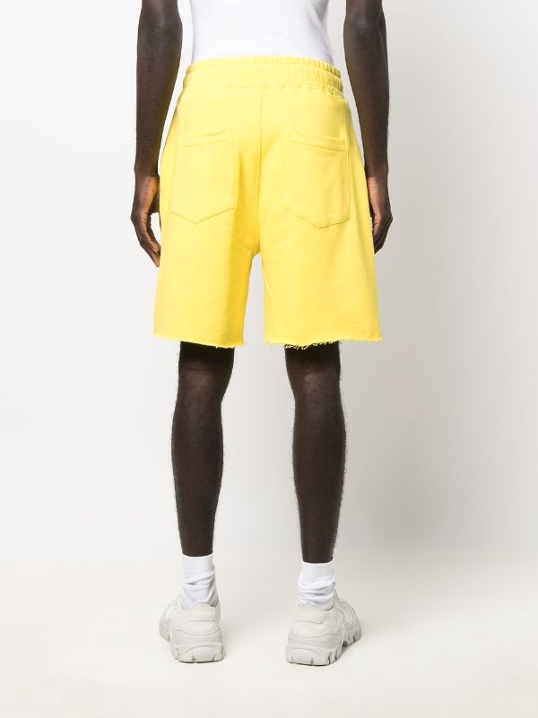 nike nylon shorts yellow