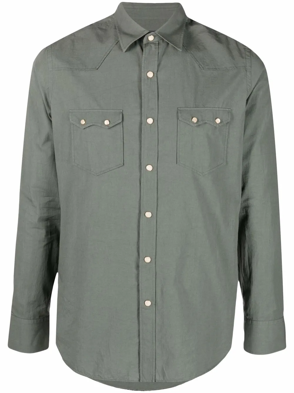 

Lardini camisa lisa con botones - Verde