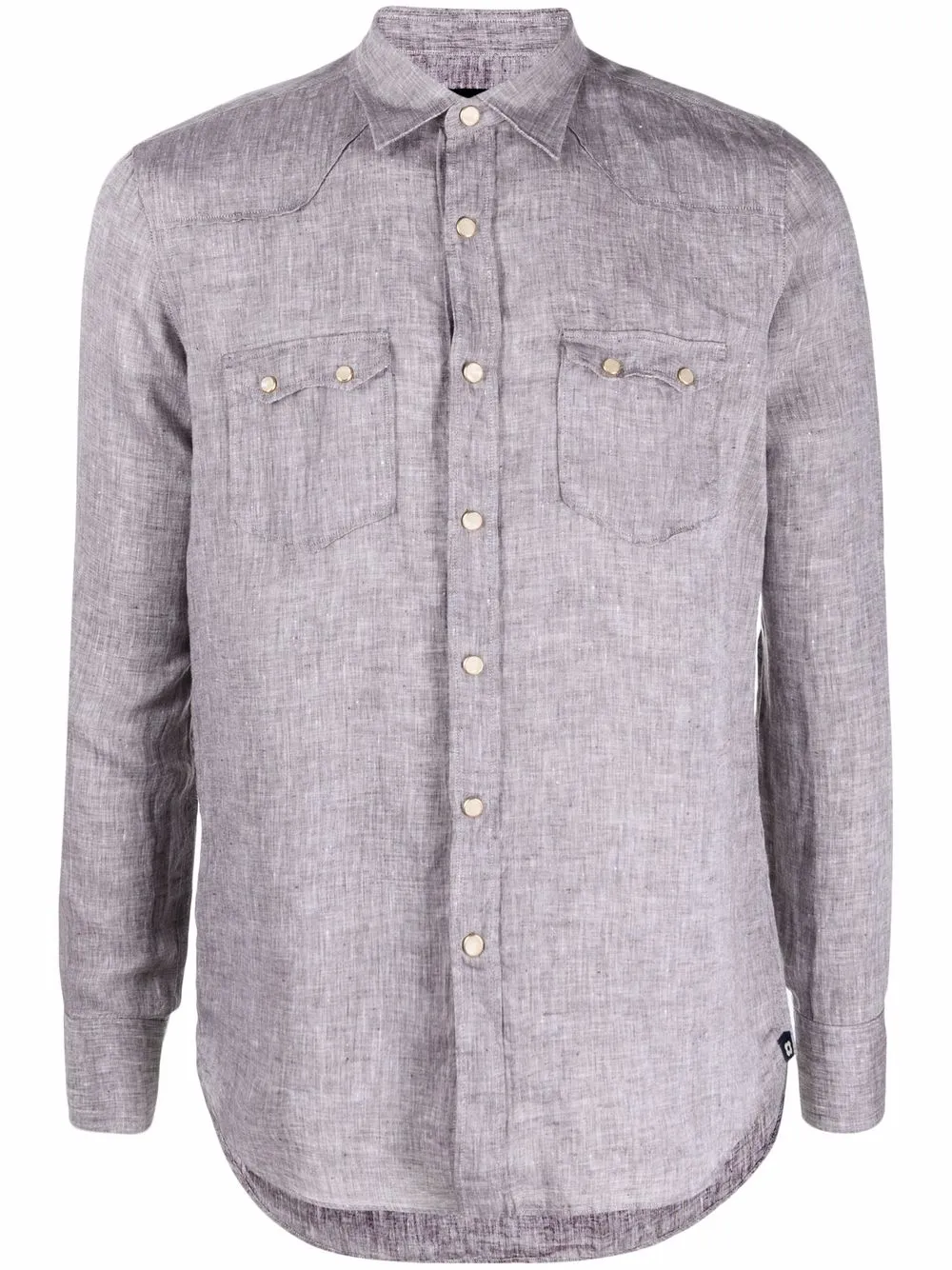 Lardini Chest-pocket Long-sleeve Linen 