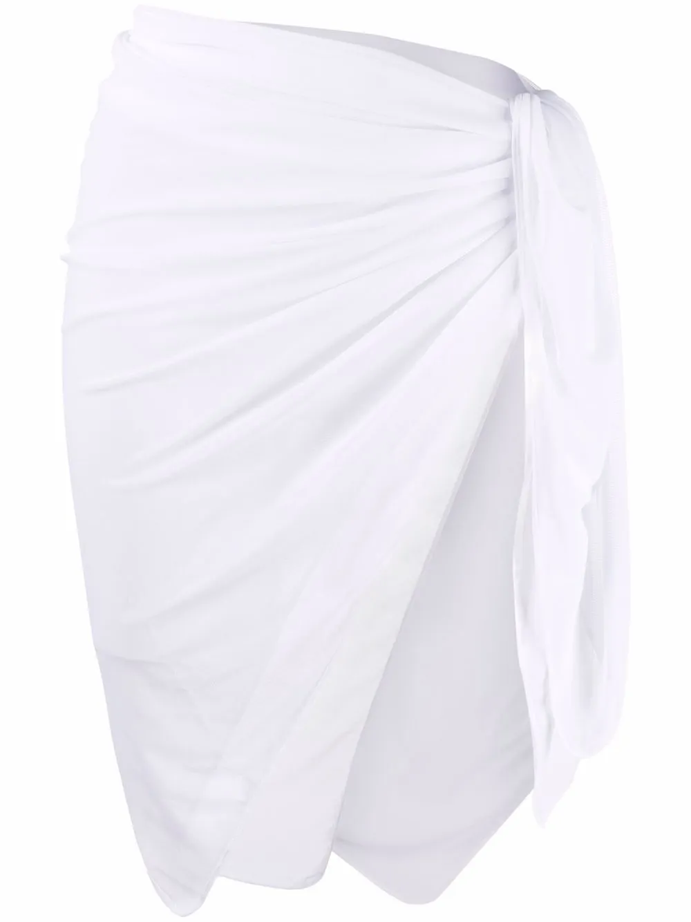 Fisico sheer wrap-around sarong | White | Image 1