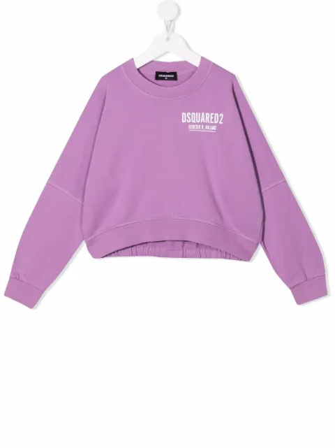 DSQUARED2 KIDS logo-print sweatshirt