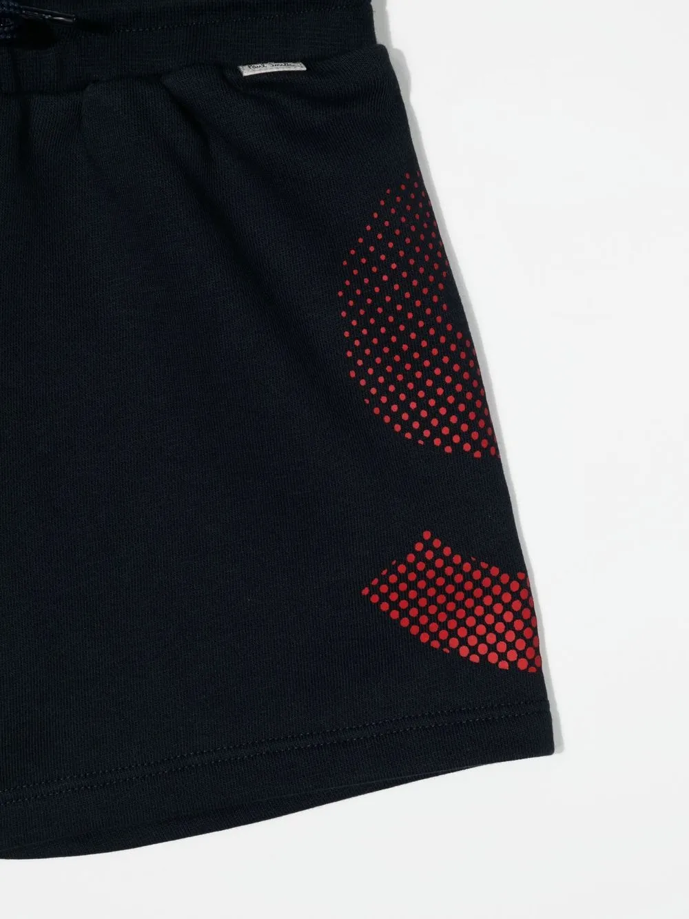 Paul Smith Junior Gradient Logo-print Track Shorts In Blue