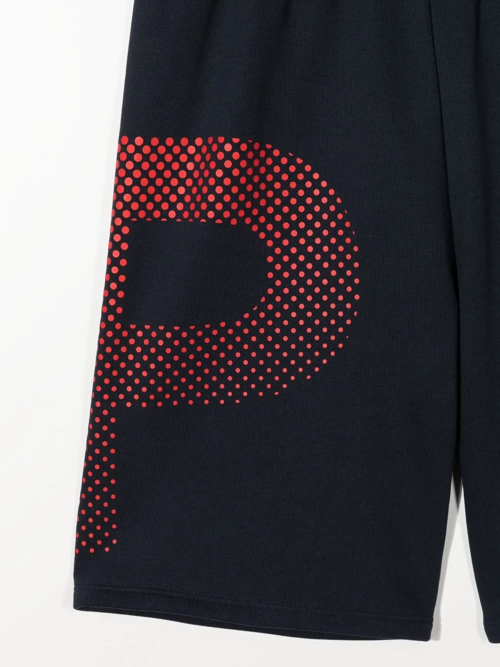Paul Smith Junior Gradient Logo-print Track Shorts In Blue