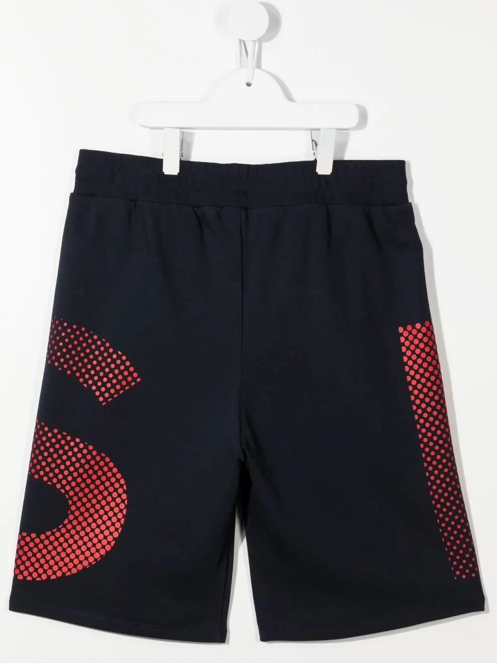 Paul Smith Junior Gradient Logo-print Track Shorts In Blue