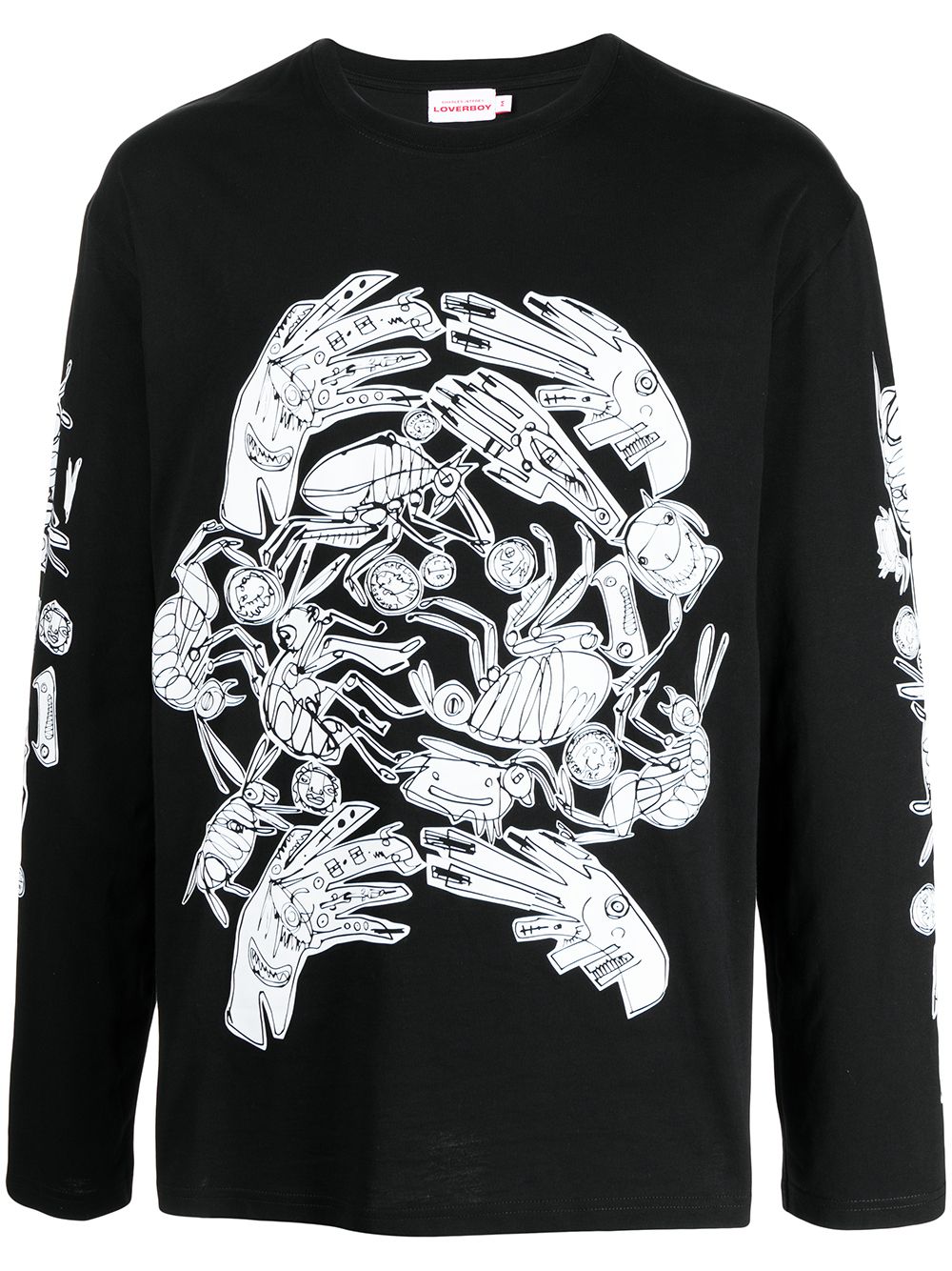 фото Charles jeffrey loverboy flea long-sleeve cotton top