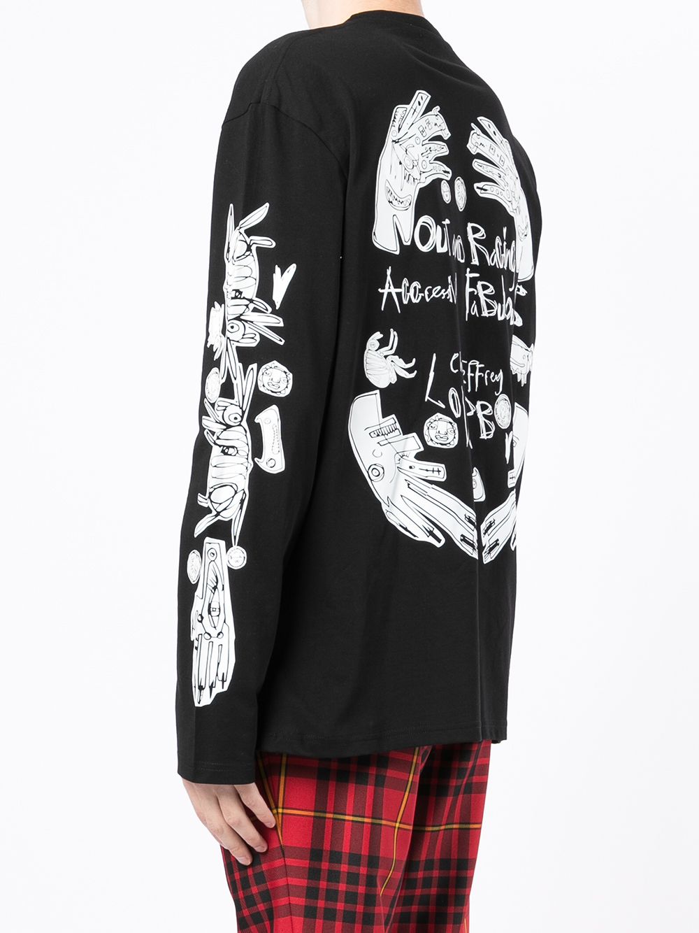 фото Charles jeffrey loverboy flea long-sleeve cotton top