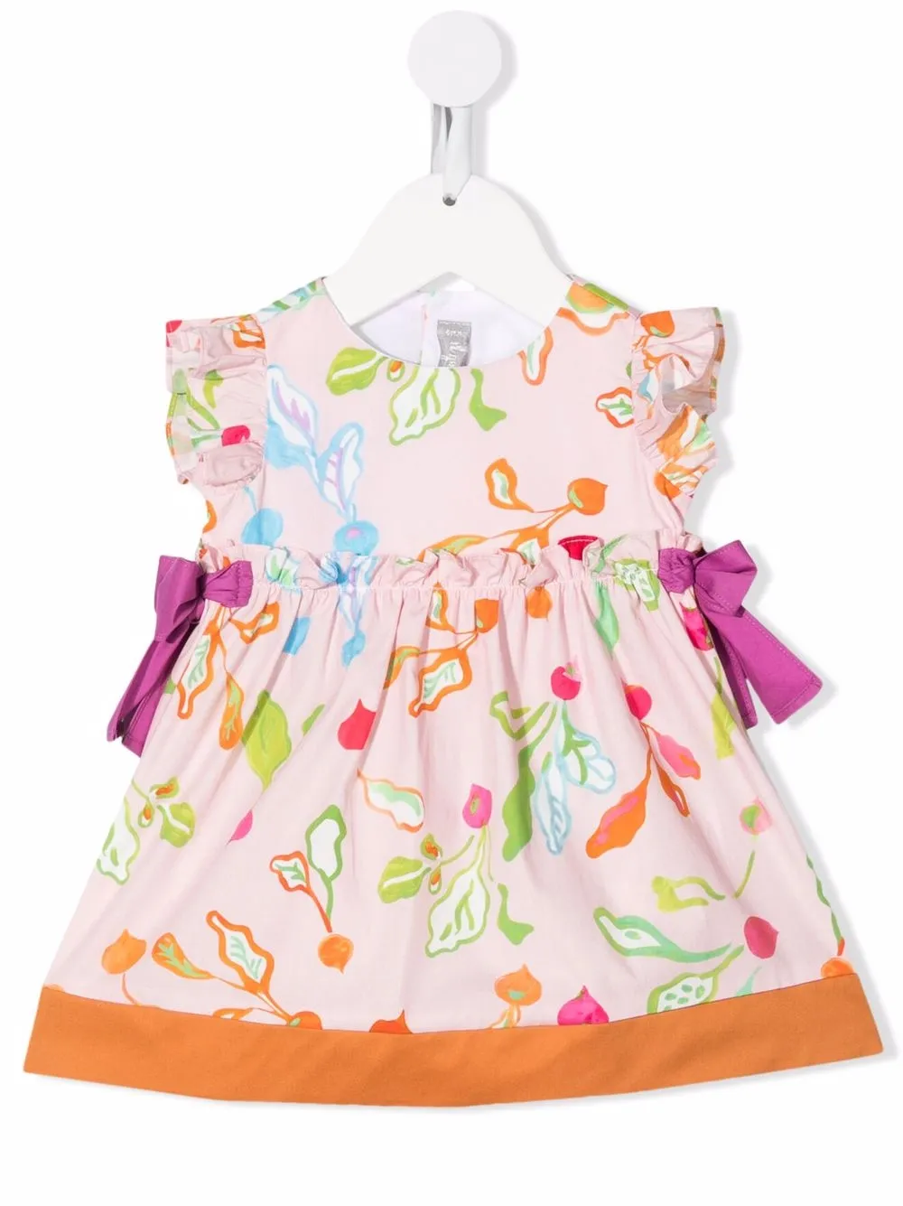 

Il Gufo vestido con motivo de verduras - Rosado