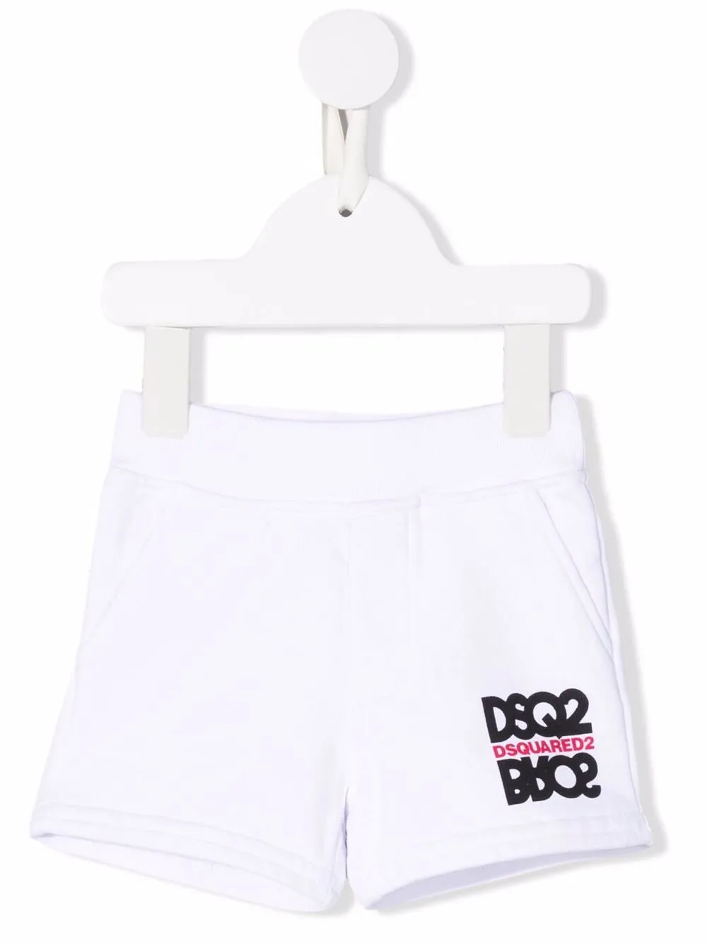 

Dsquared2 Kids shorts con logo estampado - Blanco