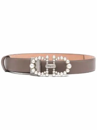 ferragamo pearl belt