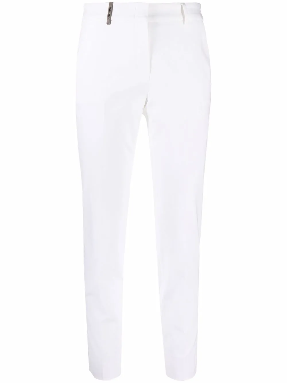 

Peserico low-rise slim-fit cropped trousers - White