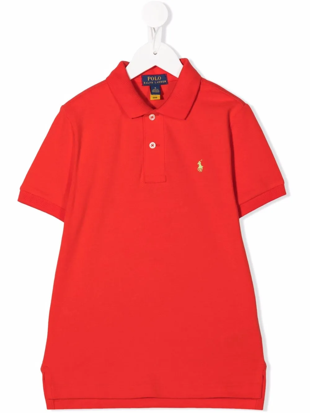 

Ralph Lauren Kids playera tipo polo manga corta - Rojo