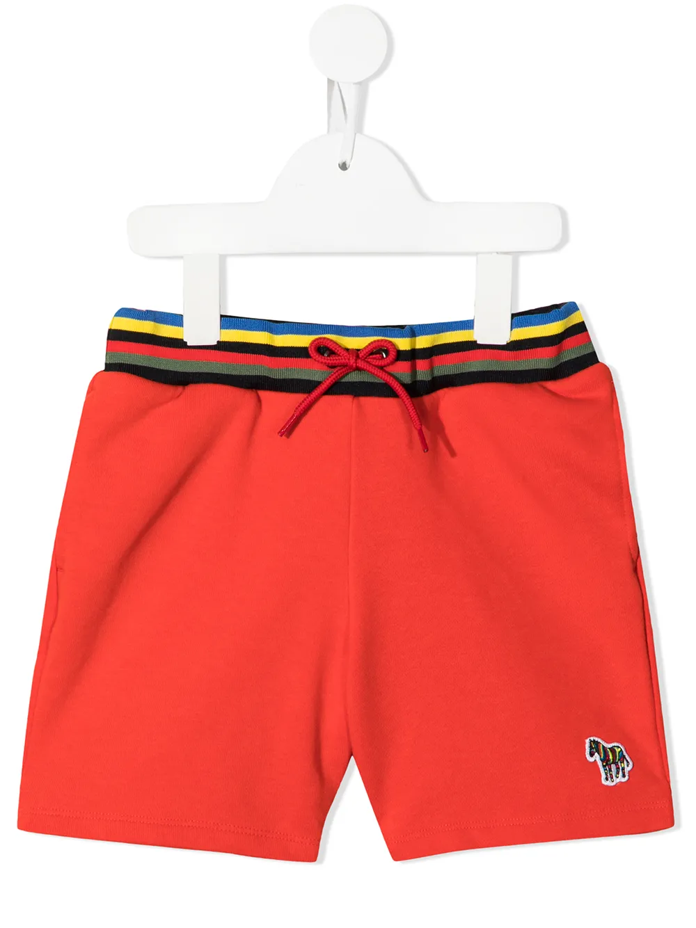 

Paul Smith Junior shorts con parche del logo - Naranja