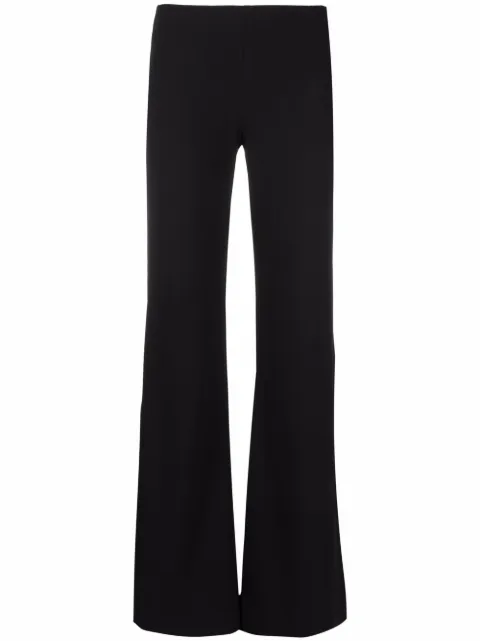 Rodebjer flared mid-rise trousers