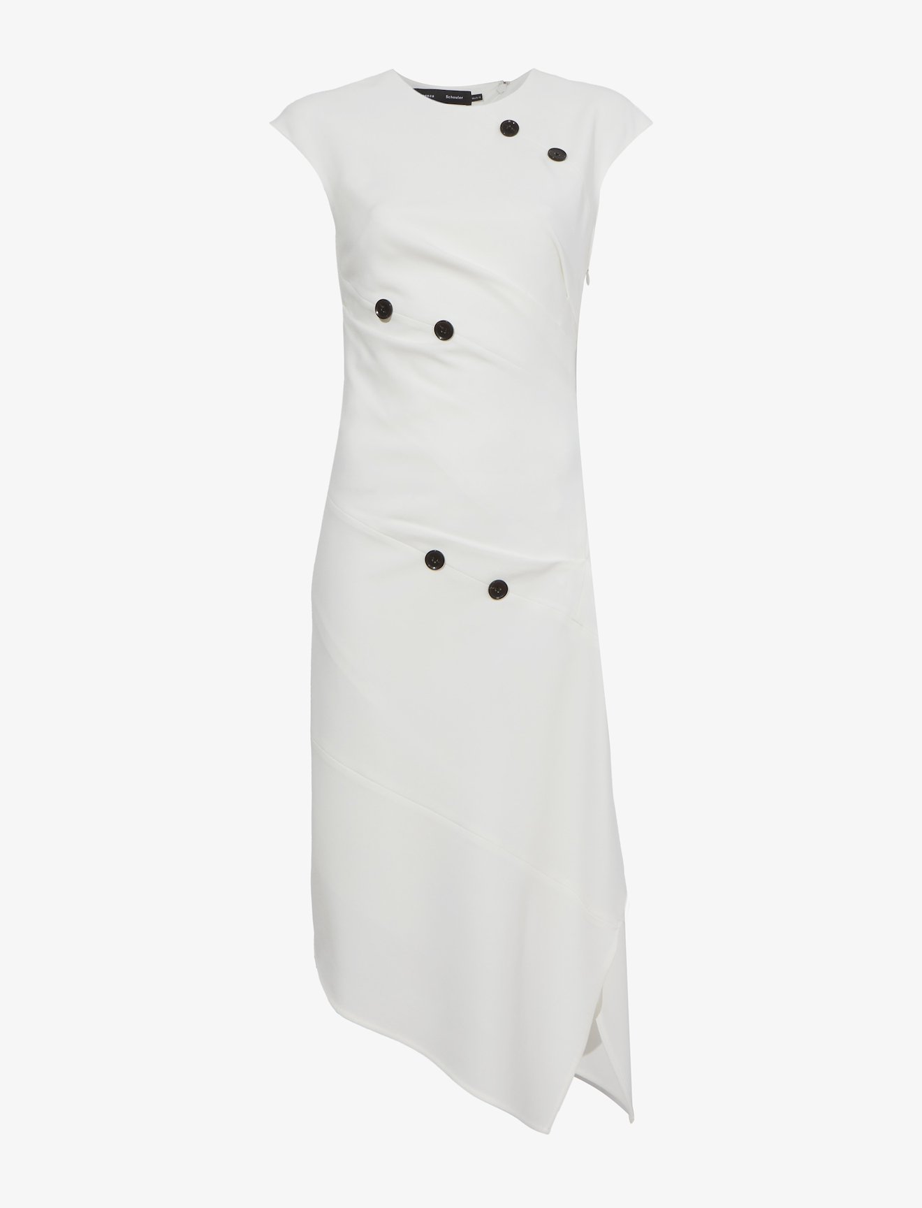 Matte Viscose Crepe Spiral Dress #4