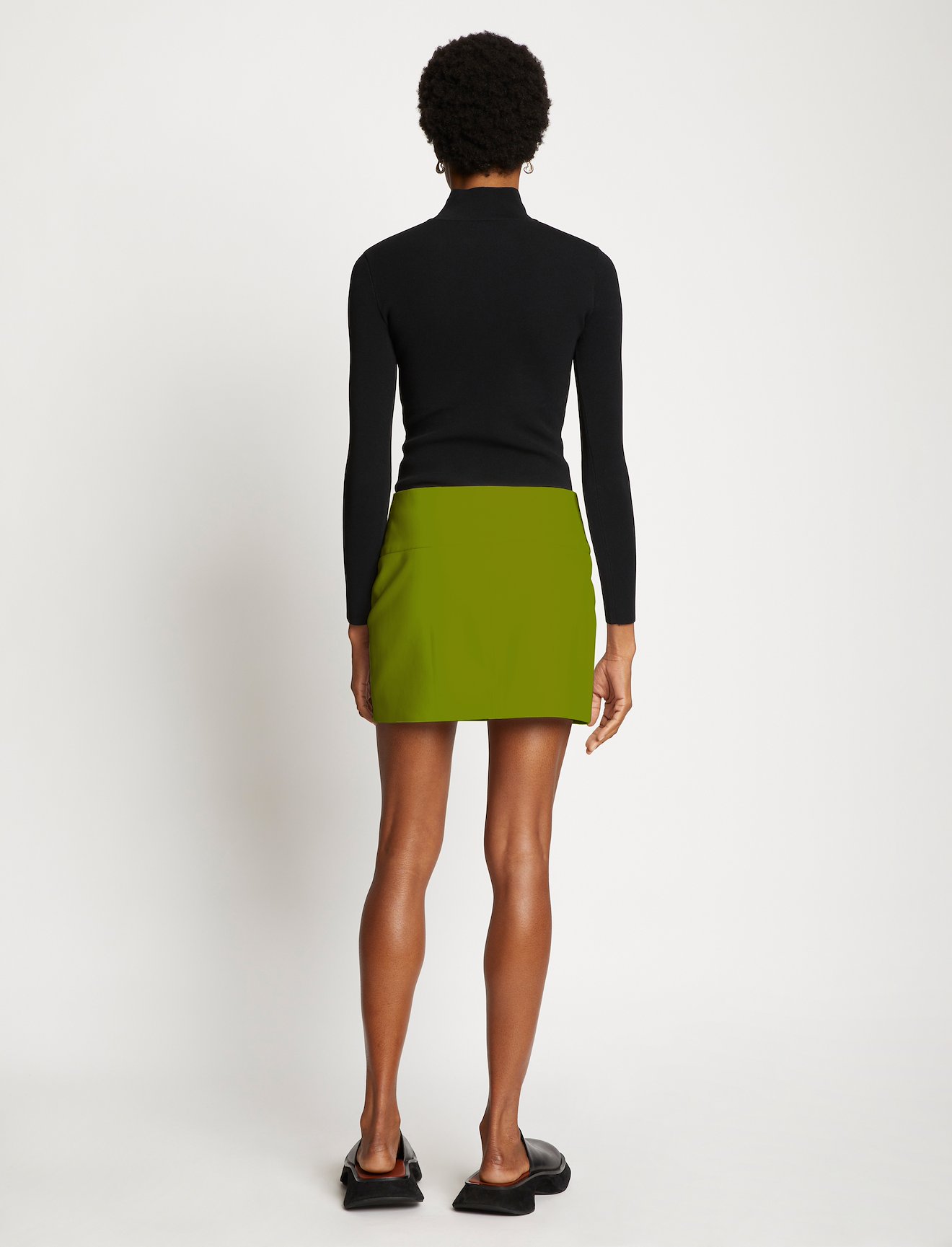 Faux Leather Mini Skirt #2