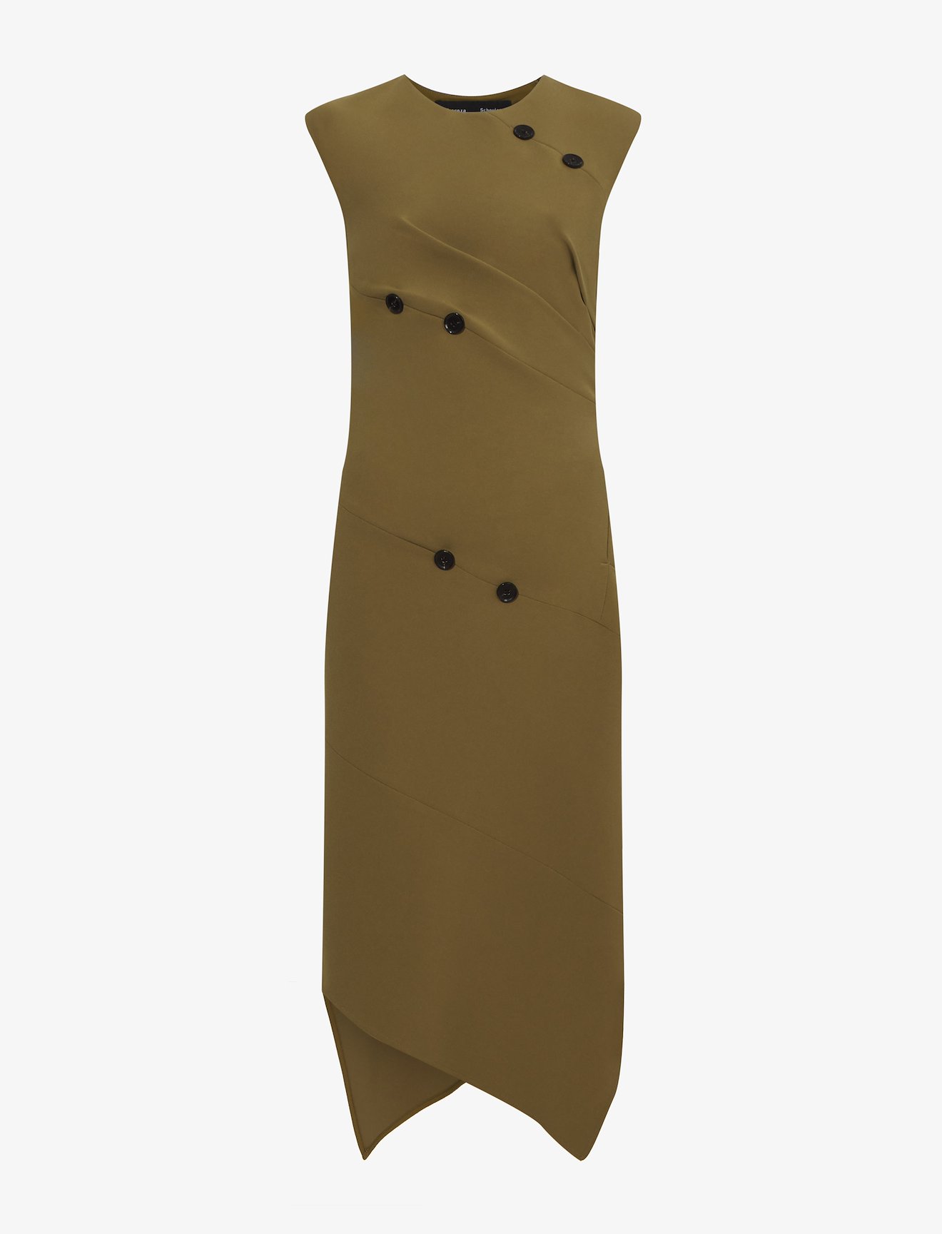 Matte Viscose Crepe Spiral Dress #4