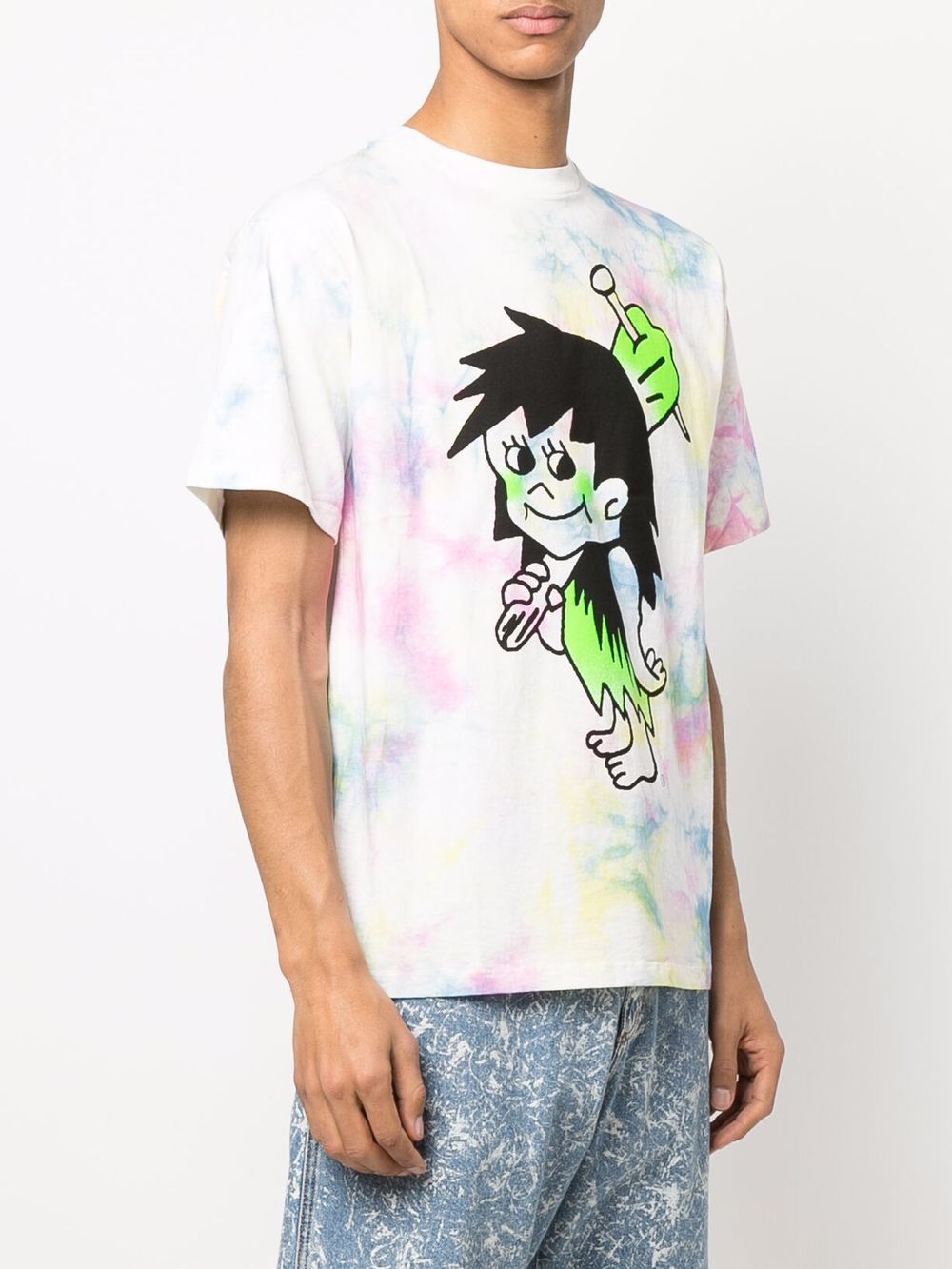 фото Aries caveman tie-dye t-shirt