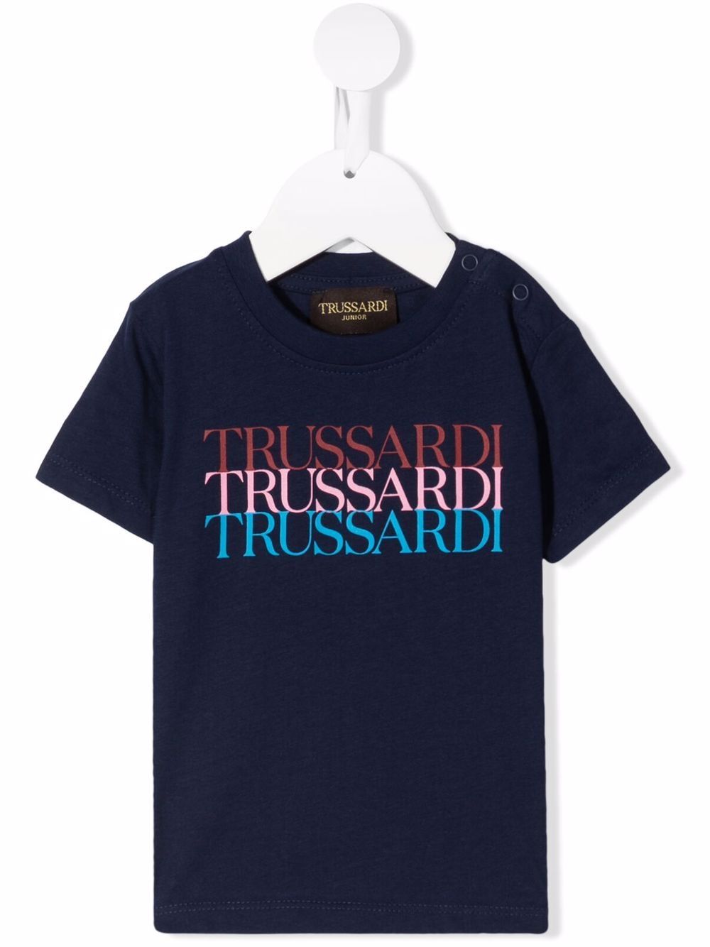 фото Trussardi junior футболка с логотипом