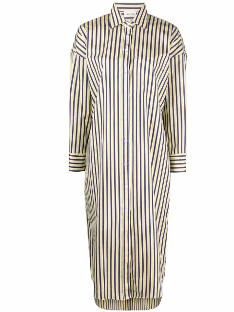 P.A.R.O.S.H. stripe-print midi shirtdress