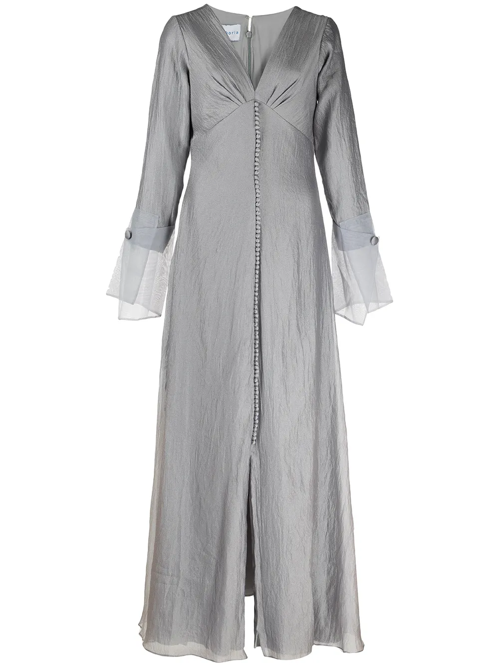 Euphoria V-neck empire-line gown