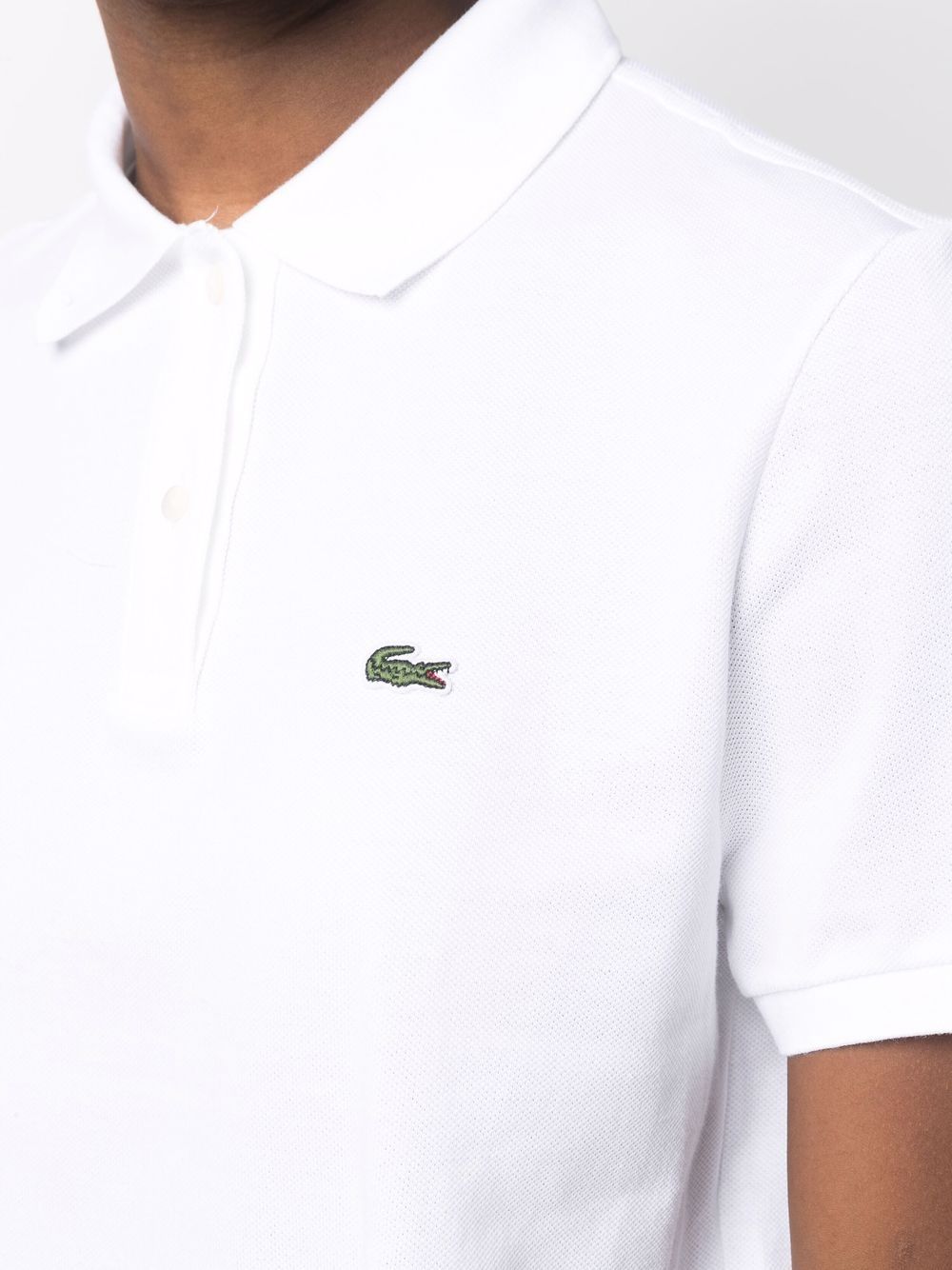 фото Lacoste рубашка поло с нашивкой-логотипом