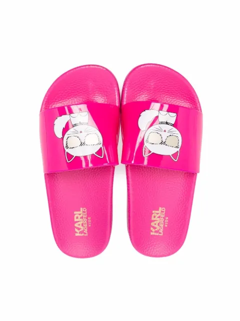 karl lagerfeld cat sandals