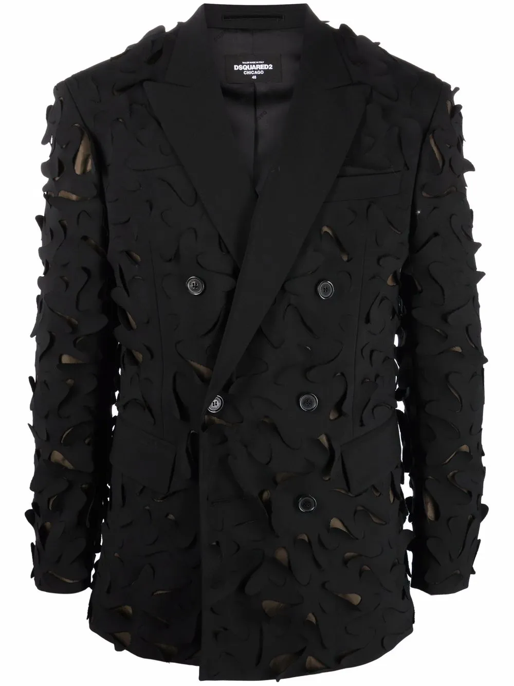 

Dsquared2 blazer con acabado texturizado - Negro