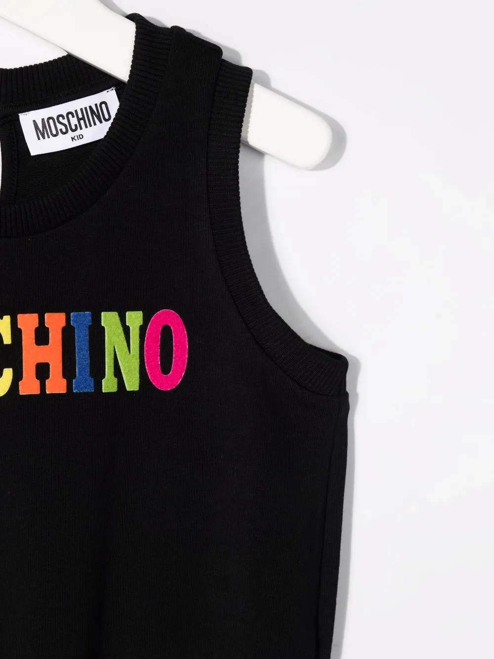 фото Moschino kids комбинезон без рукавов с логотипом