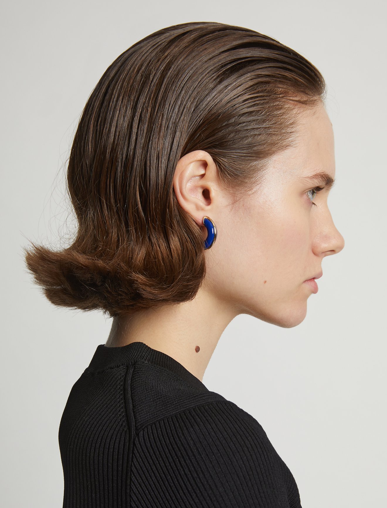 Enamel Mini Hoop Earrings #2