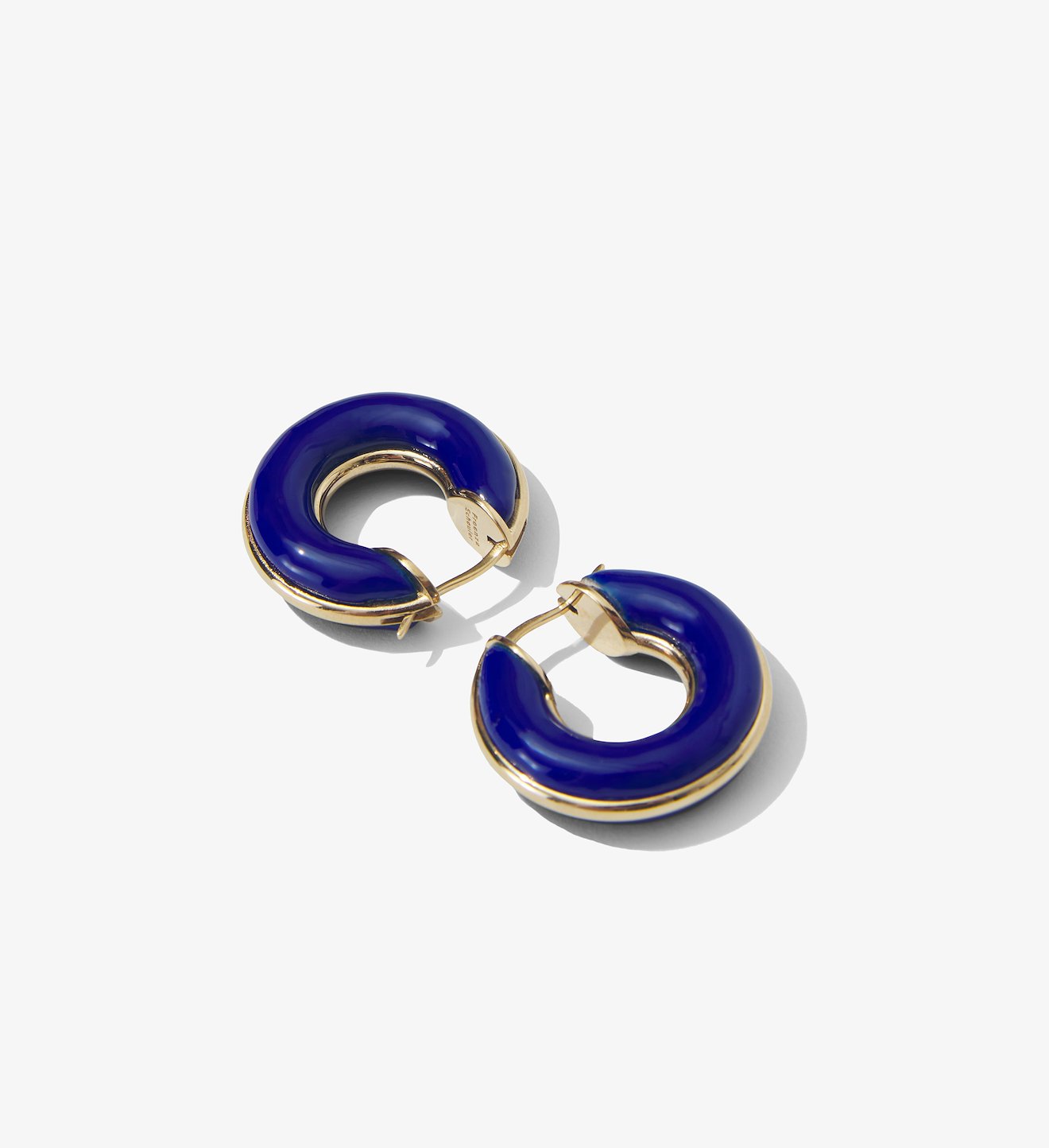 Enamel Mini Hoop Earrings