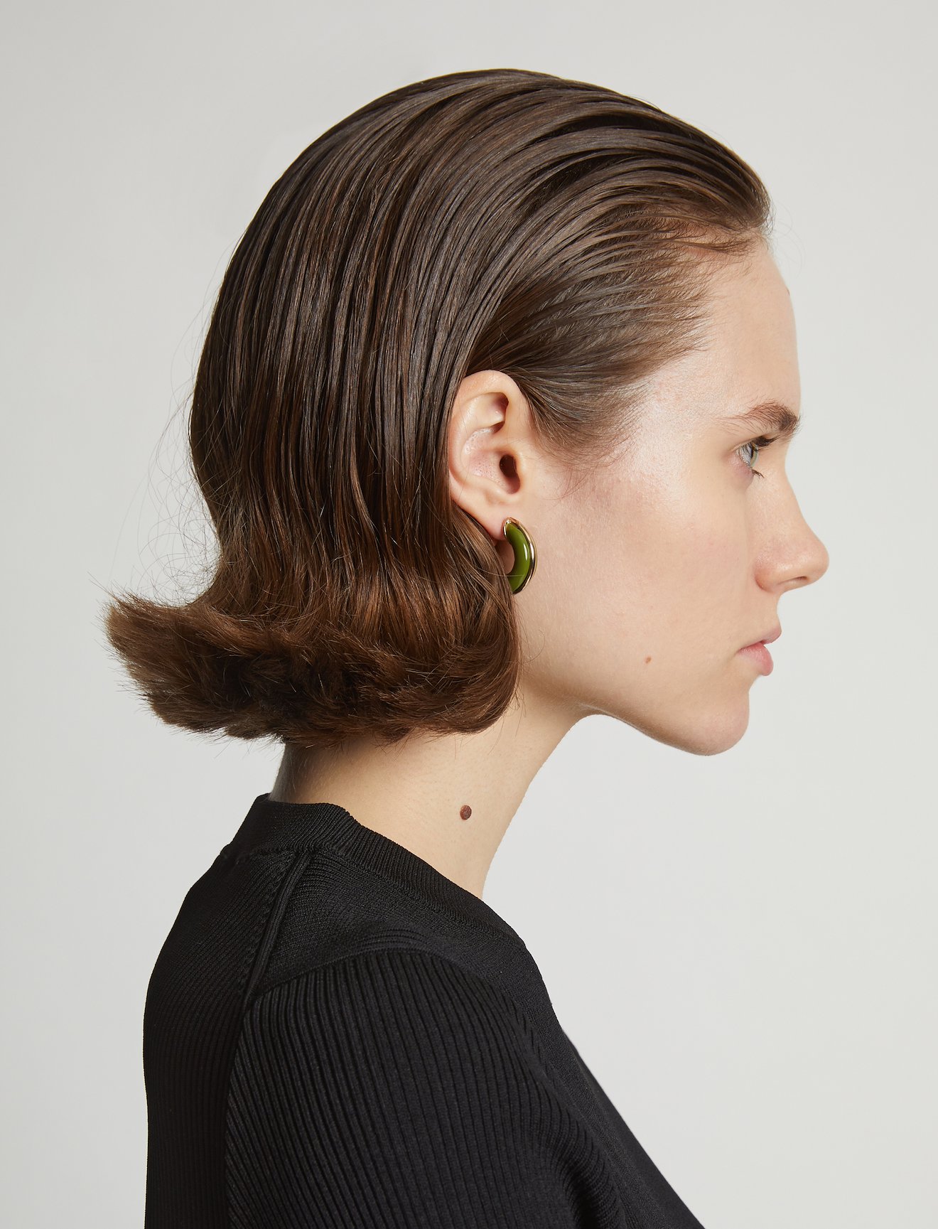 Enamel Mini Hoop Earrings #2