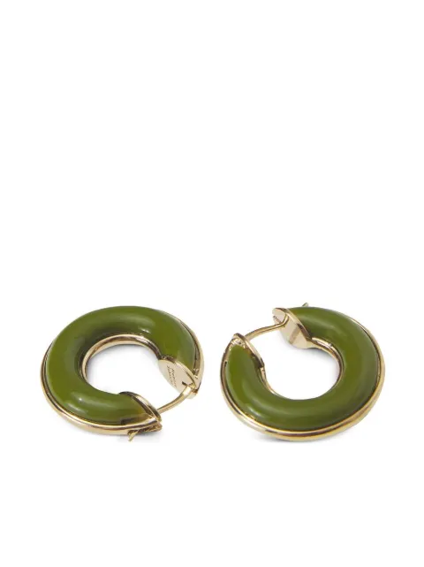 Proenza Schouler enamel mini hoop earrings 