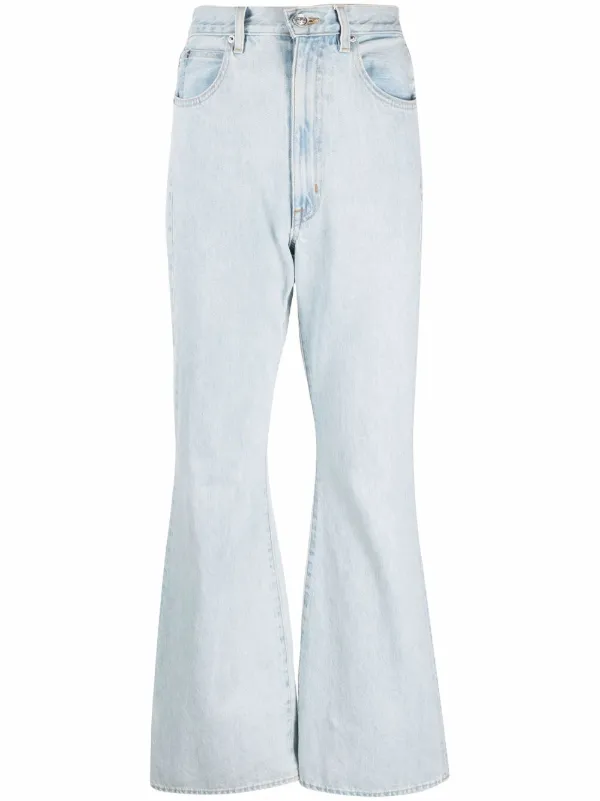 SLVRLAKE Jeans Acampanados Con Tiro Alto - Farfetch