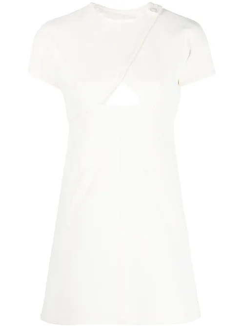 Robe évasée à découpes - Courrèges - Modalova