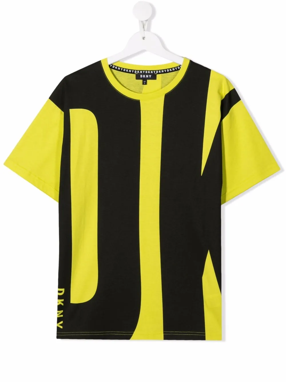

Dkny Kids playera con logo estampado - Amarillo